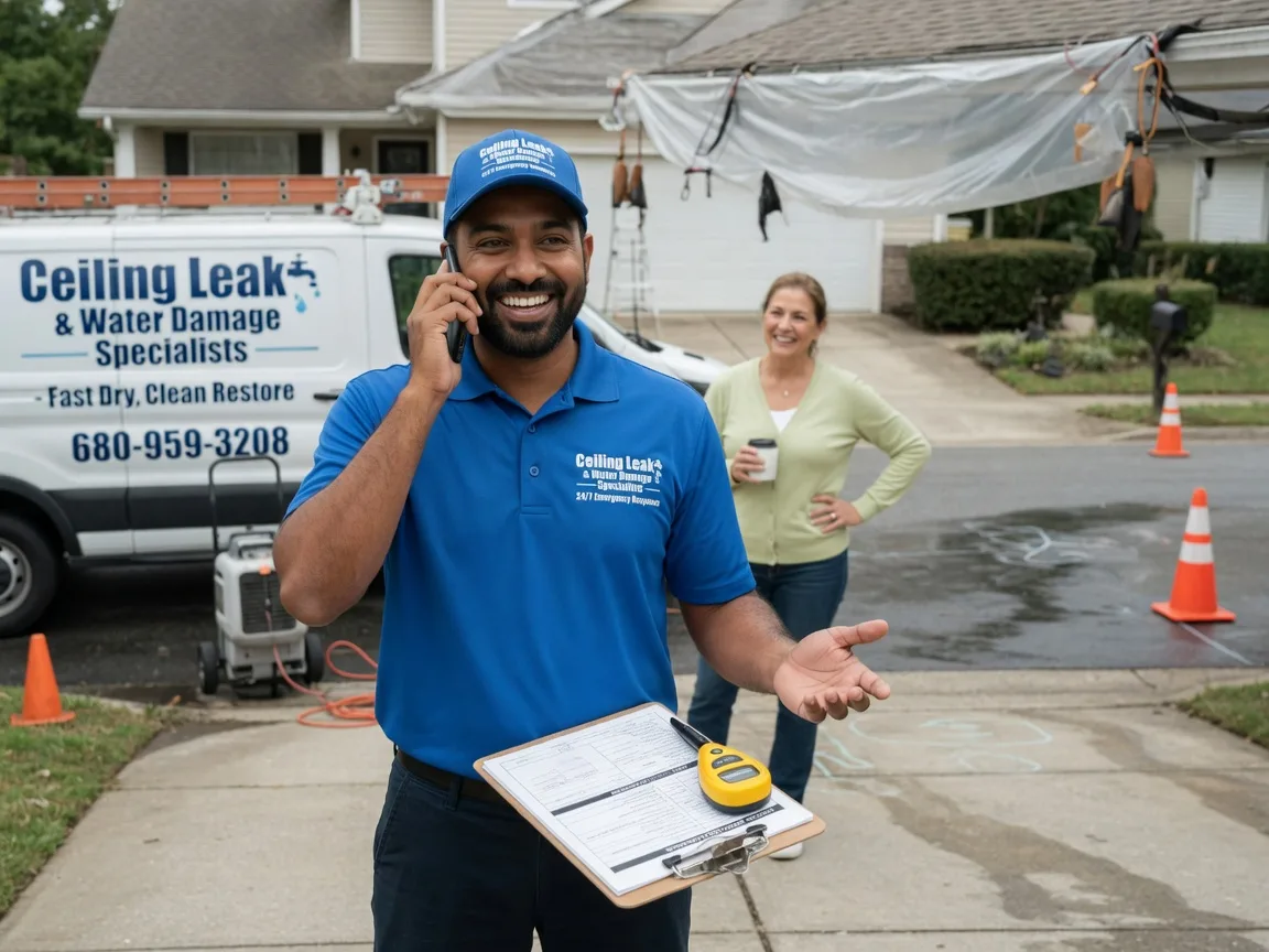 Ceiling Leak Cleanup Mount Tabor, NJ FAQs